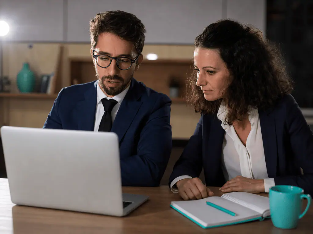 Assistant RH répondant aux questions des collaborateurs